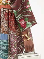 Thumbnail for your product : RIANNA + NINA Patchworked Vintage-silk Maxi Dress
