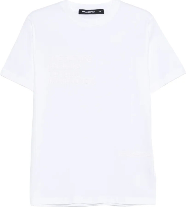 Karl Lagerfeld Paris logo-motif T-shirt