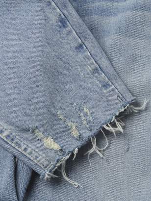 Amo Stix Distressed Cropped Skinny Jeans