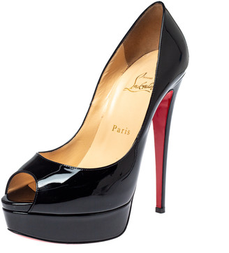 louboutin peep toe pumps