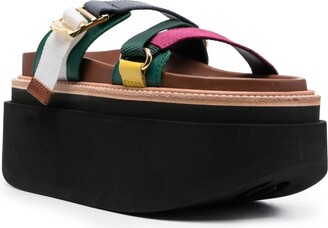 Sacai Hybrid Belt Sandals - ShopStyle