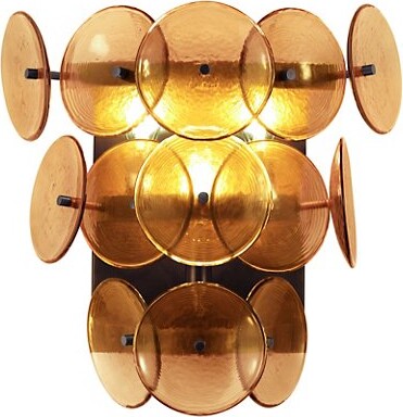 Maxim Lighting Loren Wall Sconce in Amber Size: 3 light