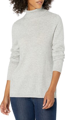 Lark & Ro Women's Turtleneck Pullover Cashmere Sweater - ShopStyle