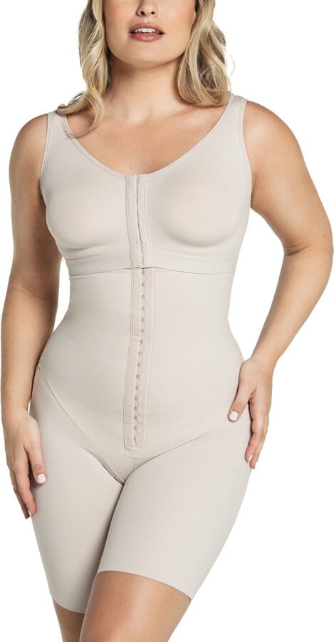 Vanity Fair Womens Wear Your Own Bra Shaping Bodysuit 57028 - DAMASK  NEUTRAL - 3X