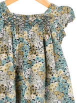 Thumbnail for your product : Bonpoint Girls' Floral Print Gathered-Accented Dress