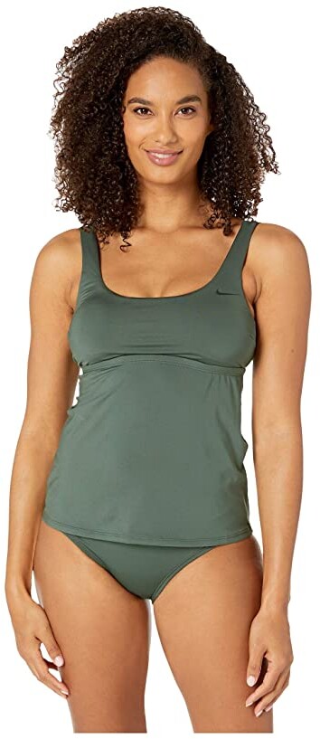 nike essential scoop neck bikini top