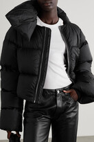 Thumbnail for your product : Rick Owens Cropped Quilted Shell Down Jacket - Black