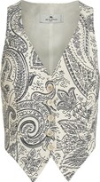 Thumbnail for your product : Etro White Gilet With Paisley Motifs