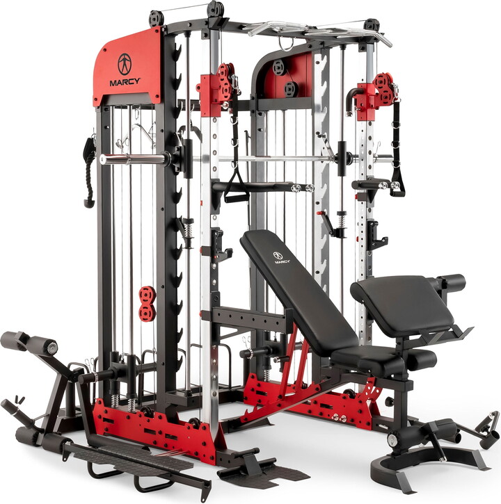 Marcy Pro Deluxe Smith Cage Home Gym System SM-7553