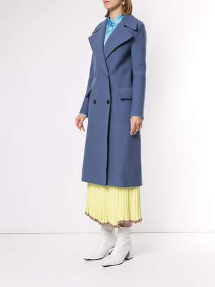 Harris Wharf London double-breasted trench coat