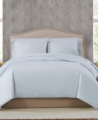 Charisma 400TC Percale Cotton Full/Queen Duvet Set Bedding
