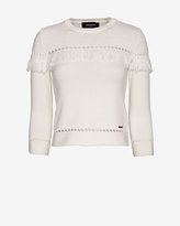 Thumbnail for your product : DSquared 1090 DSQUARED2 Fringe Trim Sweater