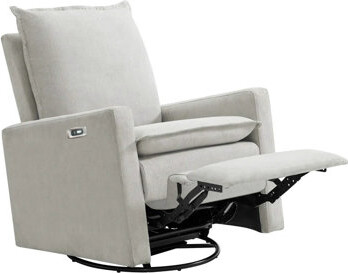 Oxford Baby Uptown Power Glider Recliner Rocking Chair 270 Degree Swivel for Nursery & Living Room