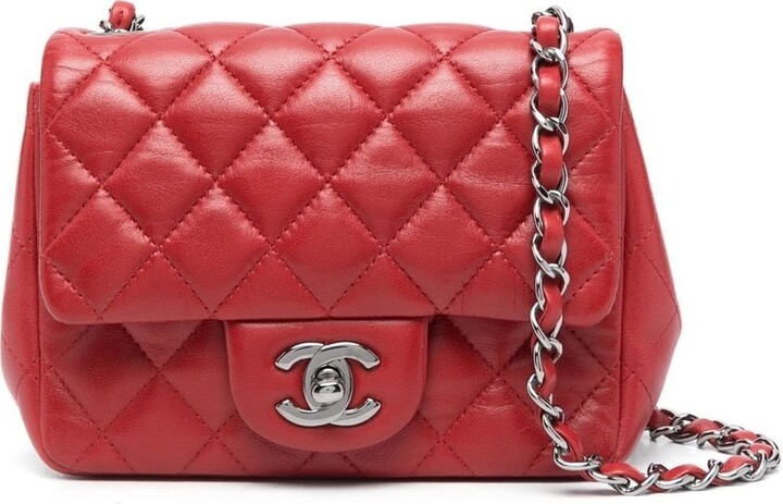 Chanel Pre Owned 2014-2015 mini Classic Flap square shoulder bag - ShopStyle