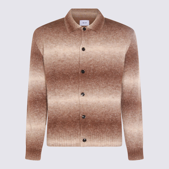 NN07 Sweaters Camel Stripe