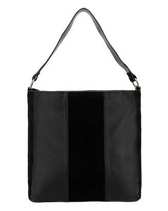Simply Be Structured Leather Hobo Bag