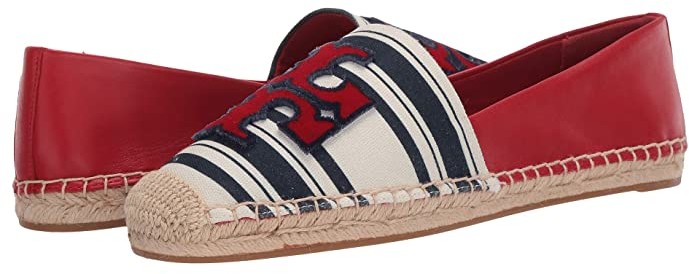 tory burch red espadrille