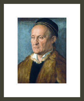 1000Museums Portrait of Jakob Muffel by Albrecht Dürer -Framed Giclee Print