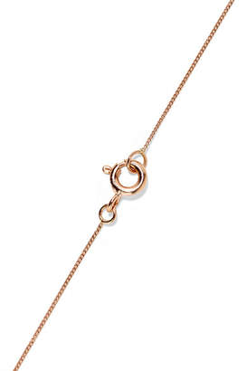 Pascale Monvoisin Cauri N°2 9-karat Rose Gold, Onyx And Diamond Necklace