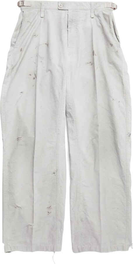 bleg hele afbalanceret Balenciaga Men's Wide-Leg Pants | ShopStyle