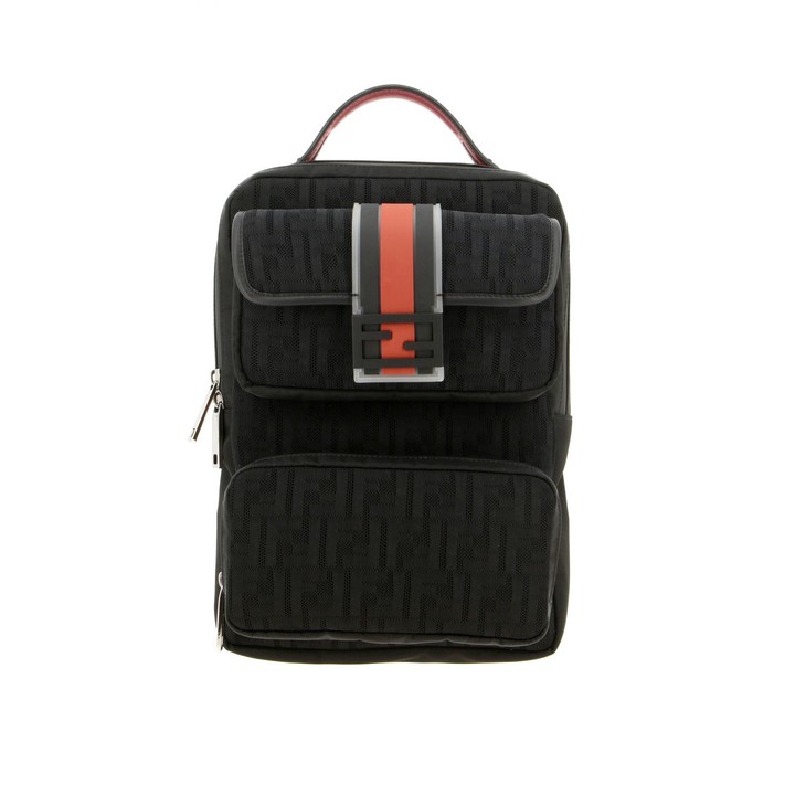 monogram mesh backpack