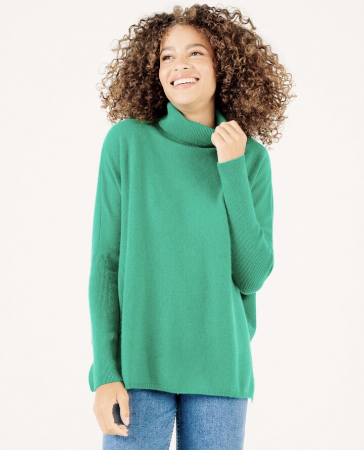 Absolut Cashmere Clara Oversized Cashmere Turtleneck Sweater