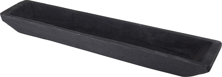Santa Barbara Design Studio TableSugar Paulownia Wood Serving Tray, 26 x 5.75-Inch, Black Wash