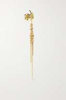 Thumbnail for your product : Brooke Gregson Waterfall Leaf 18-karat Gold Earrings