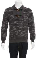 Thumbnail for your product : Maison Margiela Wool Toggle Henley Sweater