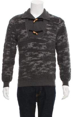 Maison Margiela Wool Toggle Henley Sweater