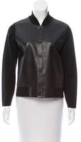 Thumbnail for your product : Alexander Wang Leather-Paneled Bomber Jacket
