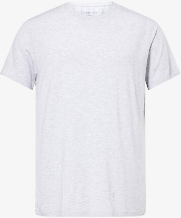 Derek Rose Mens Silver Ethan Crewneck Stretch-Jersey T-Shirt M