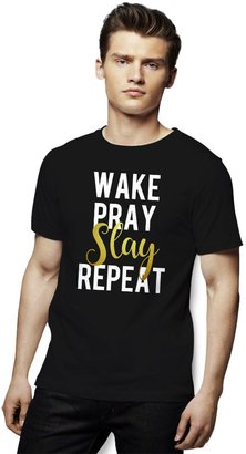 Epic Shirt Zone Wake Pray Slay Man's T-Shirt