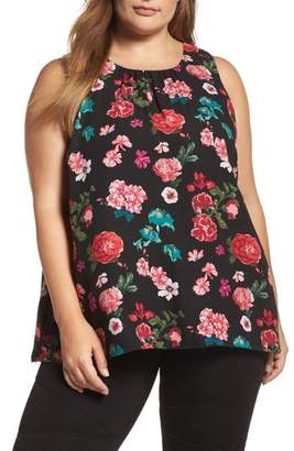 Vince Camuto Floral Heirlooms Sleeveless Blouse