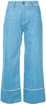 Vionnet - cropped wide leg jeans - 