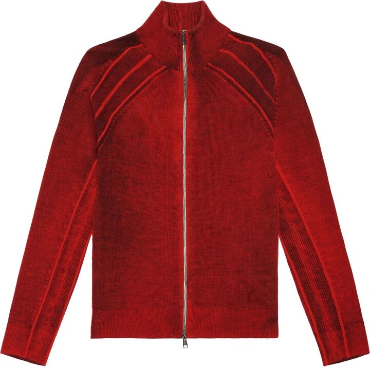 DIESEL K-Irini zip-up wool cardigan