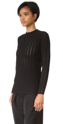 Camilla And Marc Sheer Stripe Knit Sweater