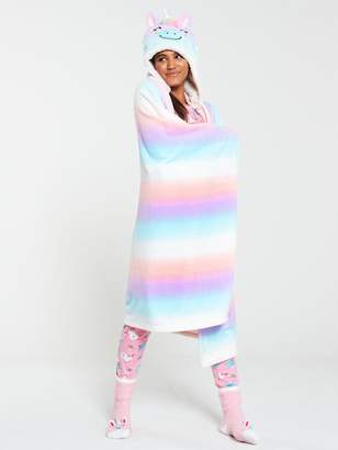 Chelsea Peers Unicorn Rainbow Blanket - Multi