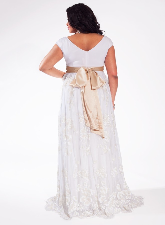 IGIGI Eugenia Vintage Plus Size Wedding Gown - ShopStyle
