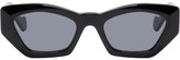 Thumbnail for your product : Loewe Black Acetate Butterfly Sunglasses