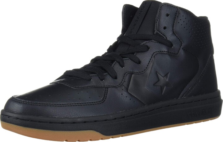converse leather mid tops
