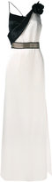 Thumbnail for your product : Lanvin floral applique gown