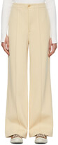 Thumbnail for your product : AURALEE Beige Nylon Double Knit Trousers