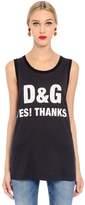 Dolce & Gabbana T-Shirt Sans Manches Jersey Imprimé 
