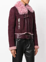 Thumbnail for your product : Versace shearling jacket