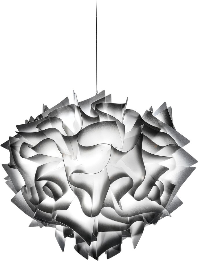 Slamp Veli Medium Suspension Light In Black By Adriano Rachele