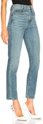 Proenza Schouler Pswl PSWL High Rise Slim Fit Jeans in Medium Blue | FWRD