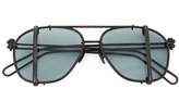 Thumbnail for your product : Werkstatt:Munchen aviator sunglasses