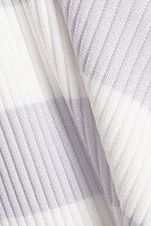 Thumbnail for your product : Zimmermann Striped Ribbed-knit Turtleneck Sweater