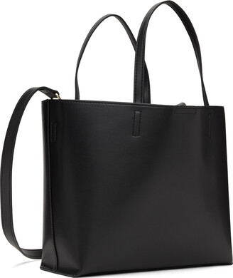 Versace Jeans Couture Black Institutional Logo Tote
